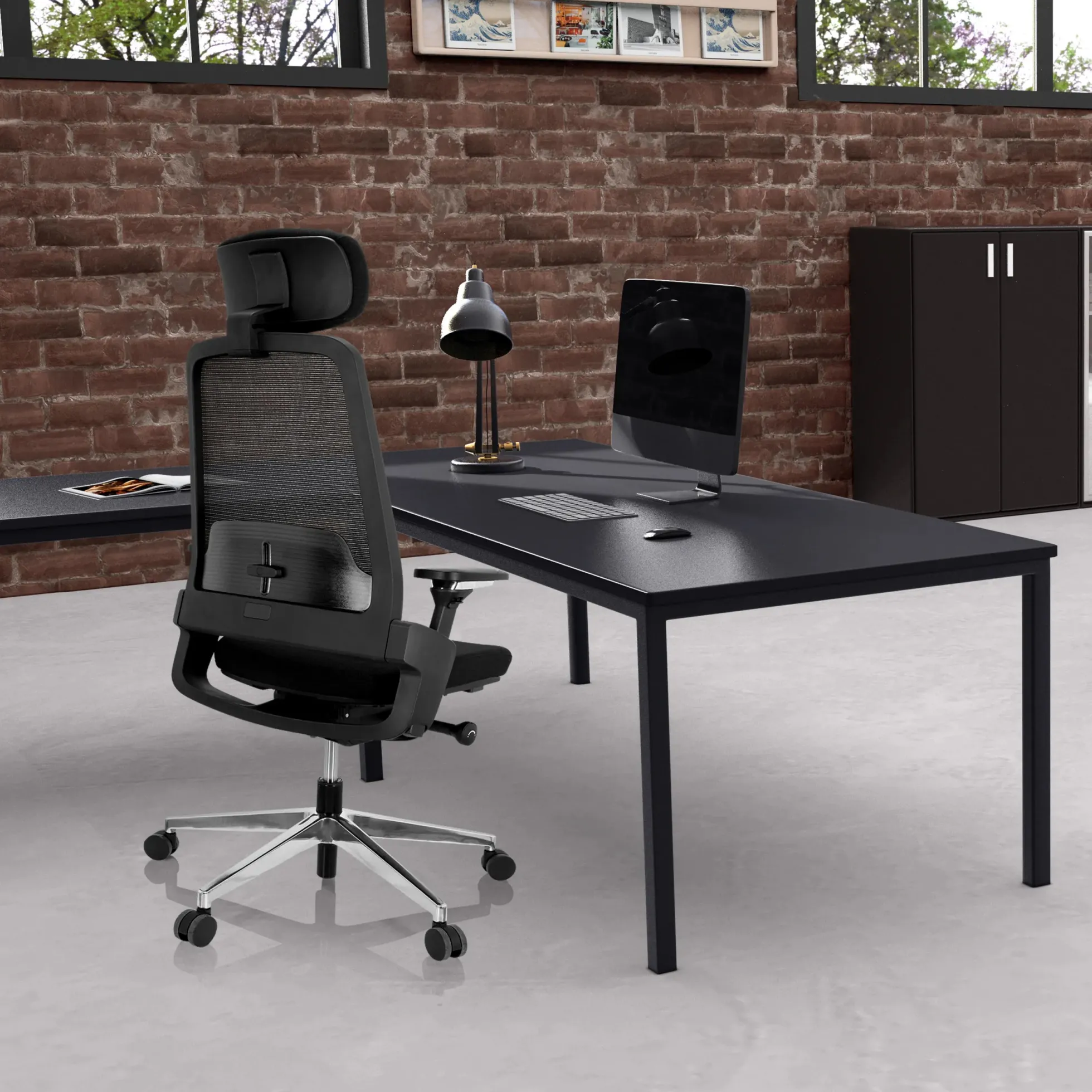 BRACIO - Profi Bürostuhl Schwarz