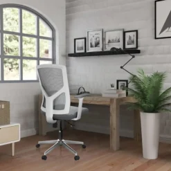 BRETON BASE W - Home Office Bürostuhl Grau