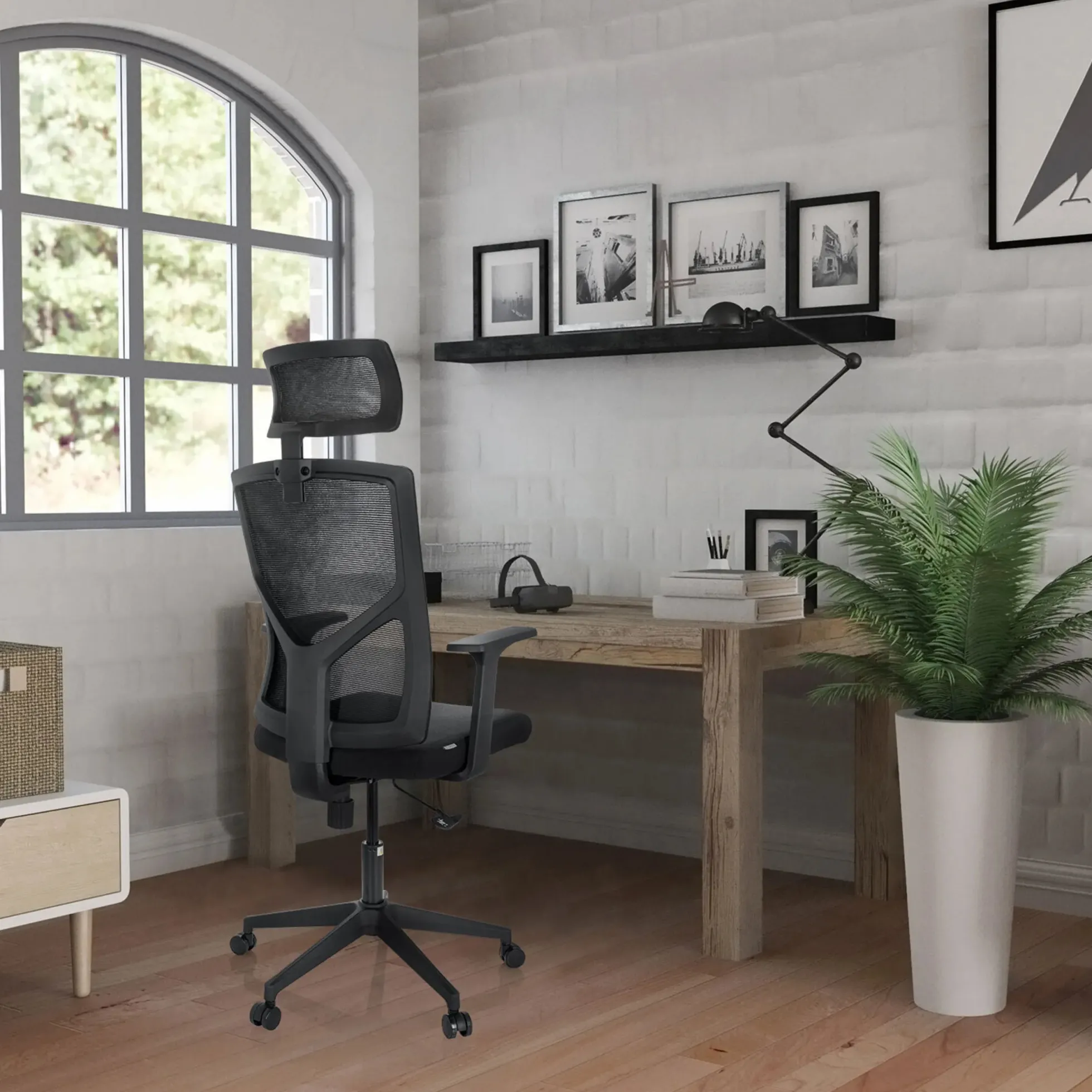 BRETON B - Home Office Bürostuhl Schwarz