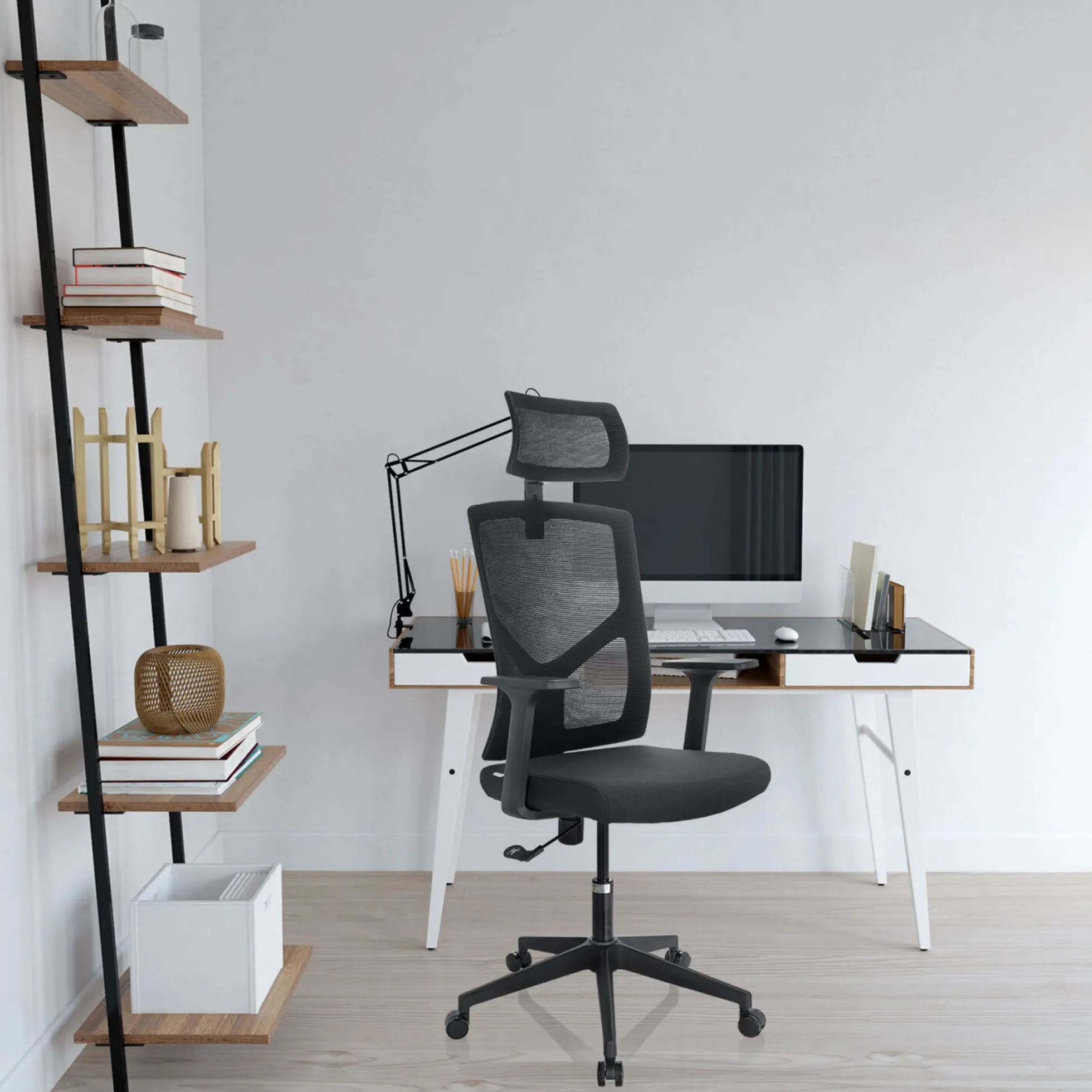 BRETON B - Home Office Bürostuhl Schwarz