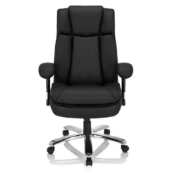 BUILDER XXL I | Kunstleder - XXL Drehstuhl Schwarz