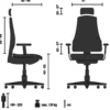 CASSILIS B - High End Bürostuhl Schwarz