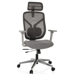 CASSILIS W - High End Bürostuhl Grau