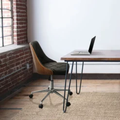 CENCA - Home Office Bürostuhl Schwarz