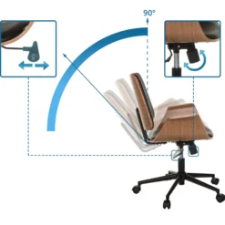 CENCA II - Home Office Bürostuhl Schwarz