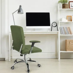 CHARLES I - Home Office Chefsessel Grün