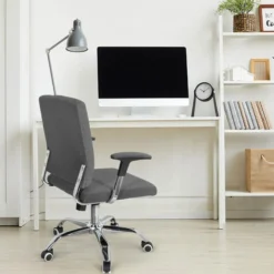 CHARLES I - Home Office Chefsessel Dunkelgrau