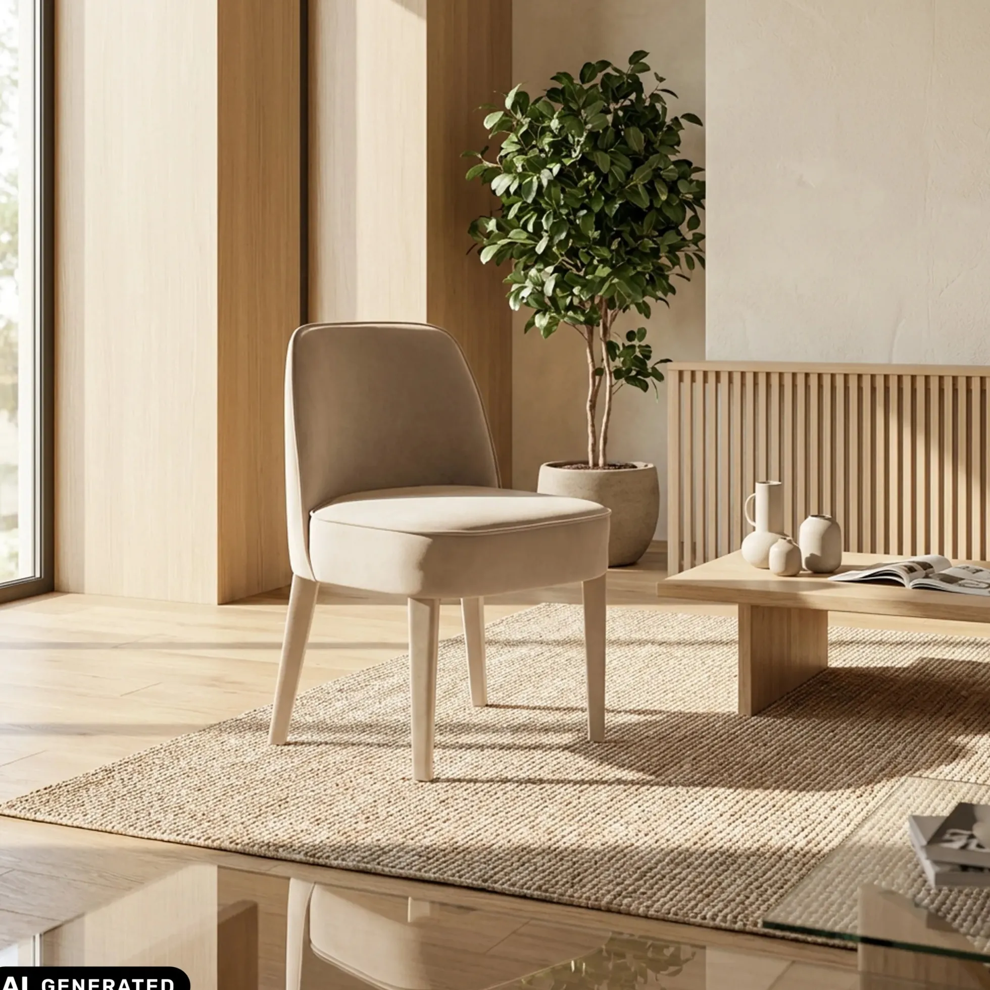 Chelsea UP1 - Polsterstuhl Beige