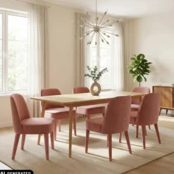 Chelsea UP1 - Polsterstuhl Rosa