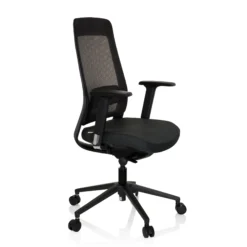CHIARO T1 BLACK - Profi Bürostuhl Schwarz