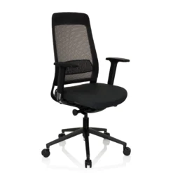 CHIARO T1 BLACK - Profi Bürostuhl Schwarz