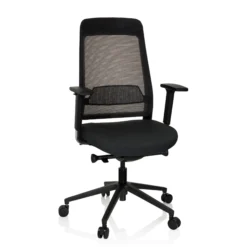 CHIARO T1 BLACK - Profi Bürostuhl Schwarz