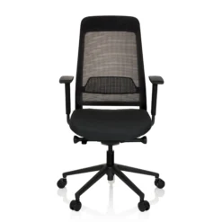 CHIARO T1 BLACK - Profi Bürostuhl Schwarz