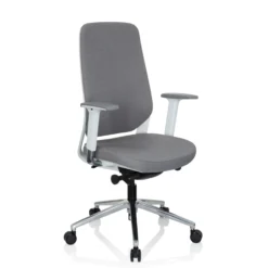 CHIARO T4 WHITE - Profi Bürostuhl Grau