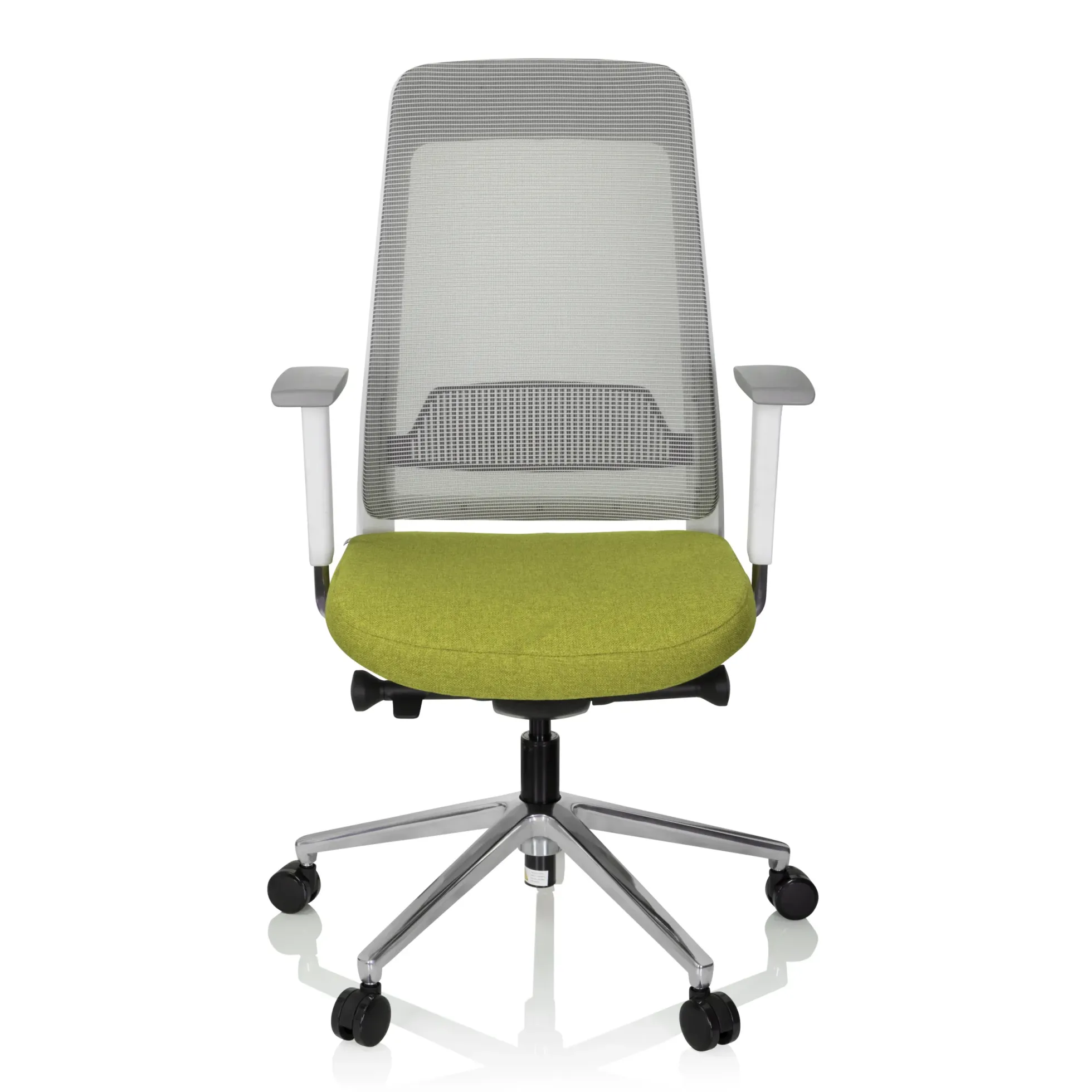 CHIARO T2 WHITE - Profi Bürostuhl Grün/Grau