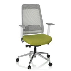 CHIARO T2 WHITE - Profi Bürostuhl Grün/Grau