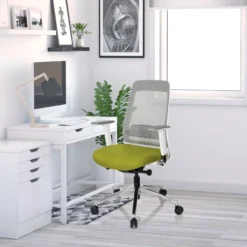 CHIARO T2 WHITE - Profi Bürostuhl Grün/Grau