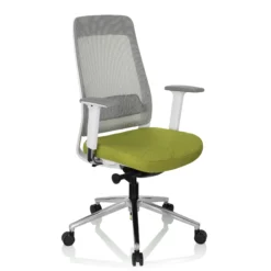 CHIARO T2 WHITE - Profi Bürostuhl Grün/Grau