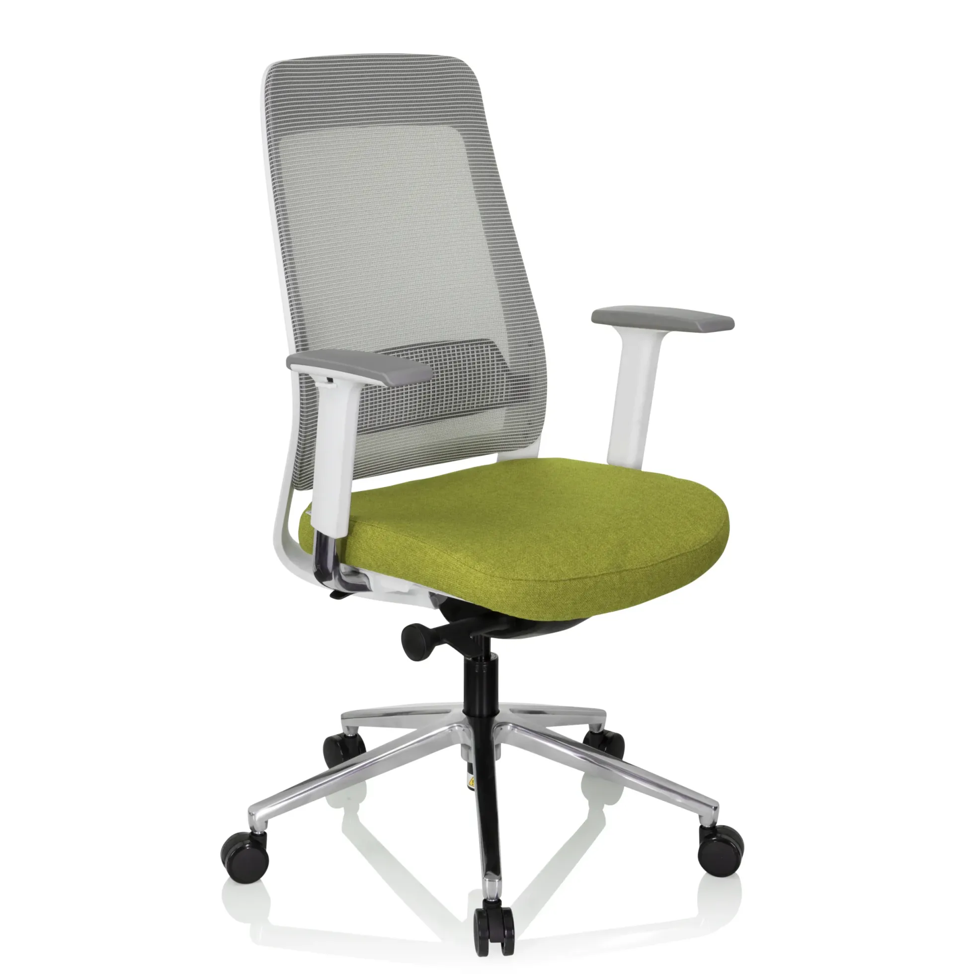 CHIARO T2 WHITE - Profi Bürostuhl Grün/Grau