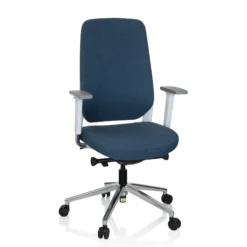 CHIARO T4 WHITE - Profi Bürostuhl Blau