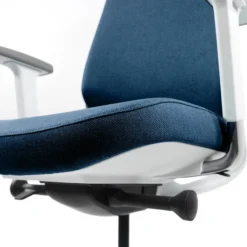 CHIARO T4 WHITE - Profi Bürostuhl Blau