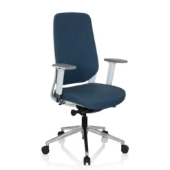 CHIARO T4 WHITE - Profi Bürostuhl Blau