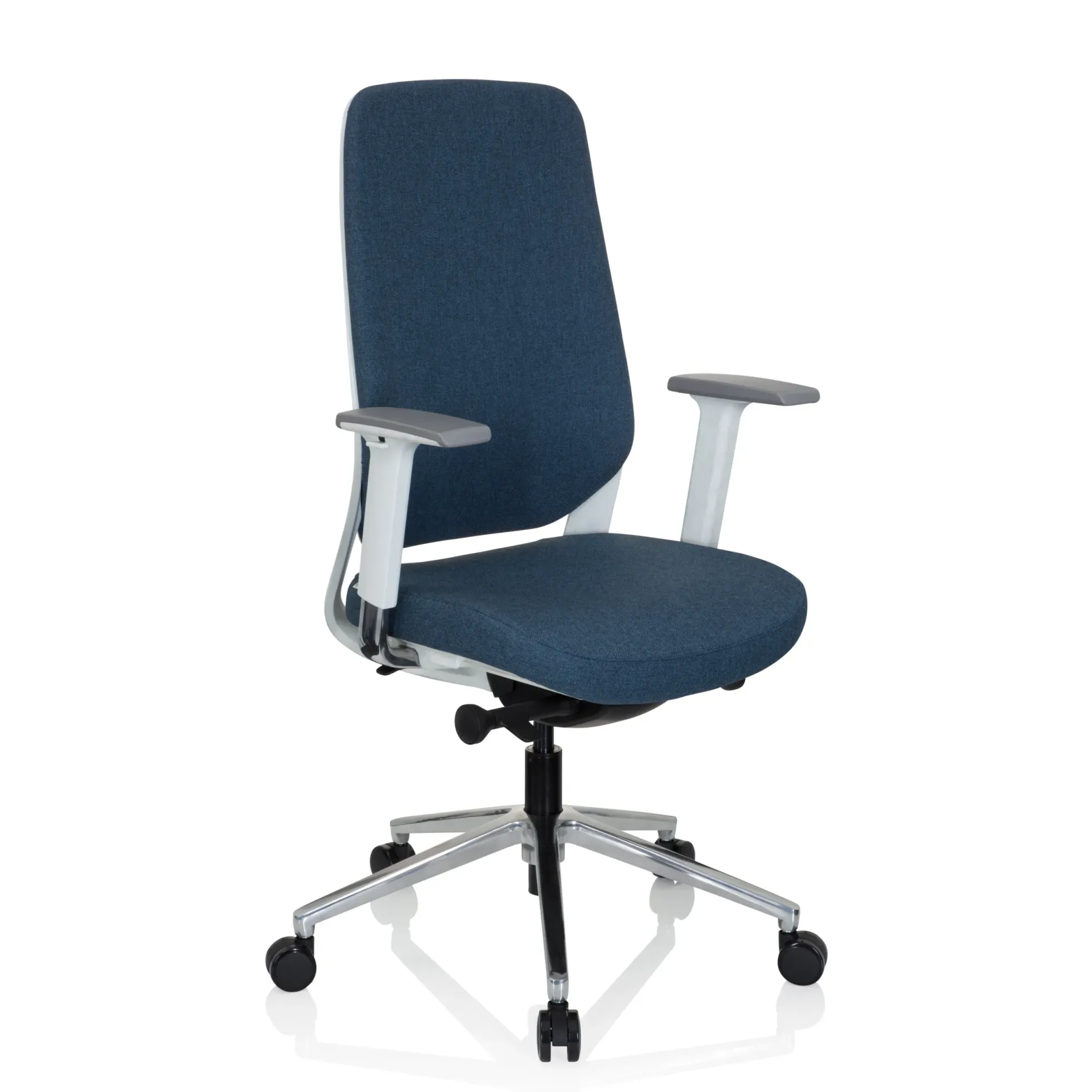 CHIARO T4 WHITE - Profi Bürostuhl Blau