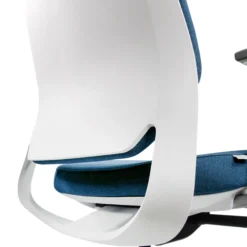 CHIARO T4 WHITE - Profi Bürostuhl Blau
