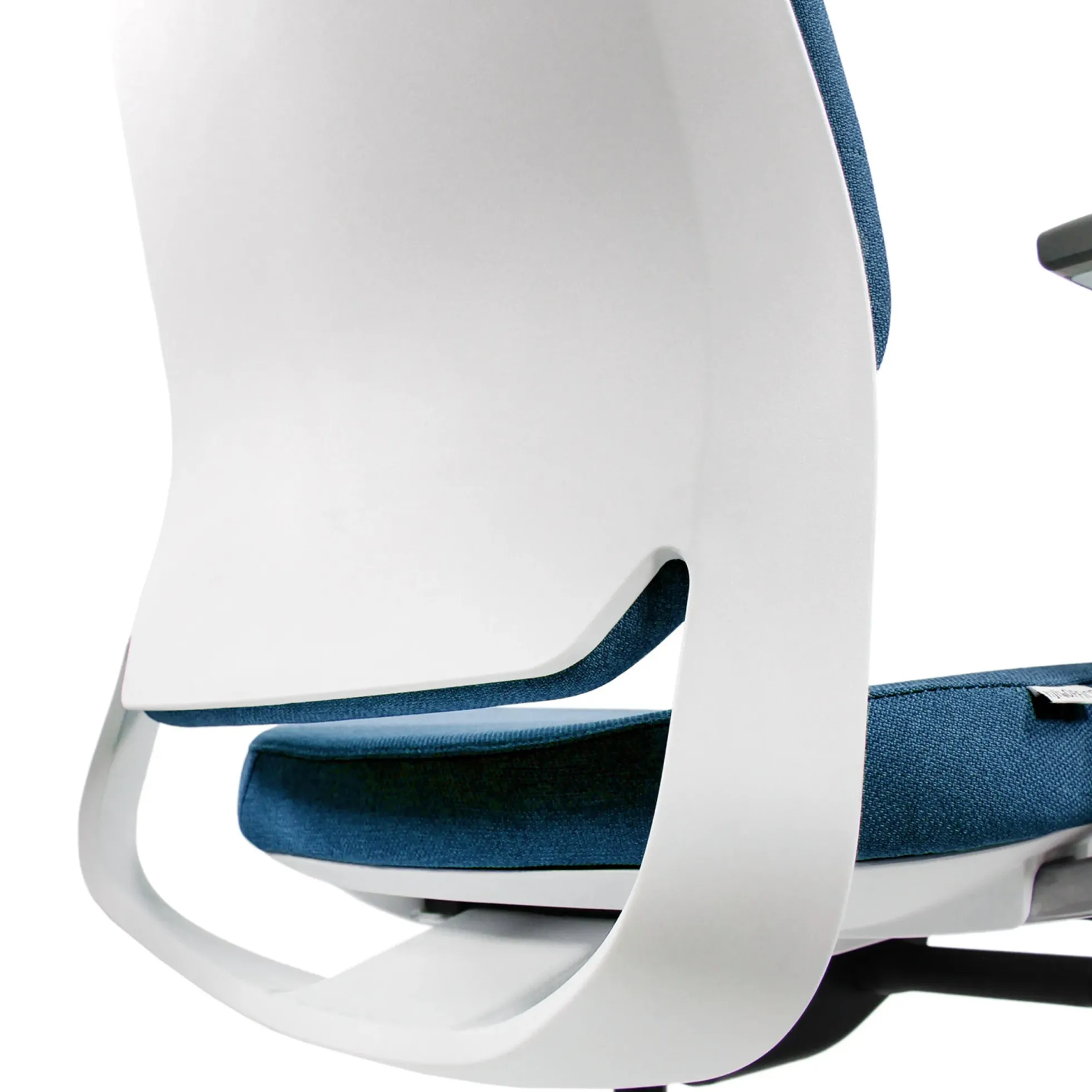 CHIARO T4 WHITE - Profi Bürostuhl Blau