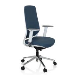 CHIARO T4 WHITE - Profi Bürostuhl Blau