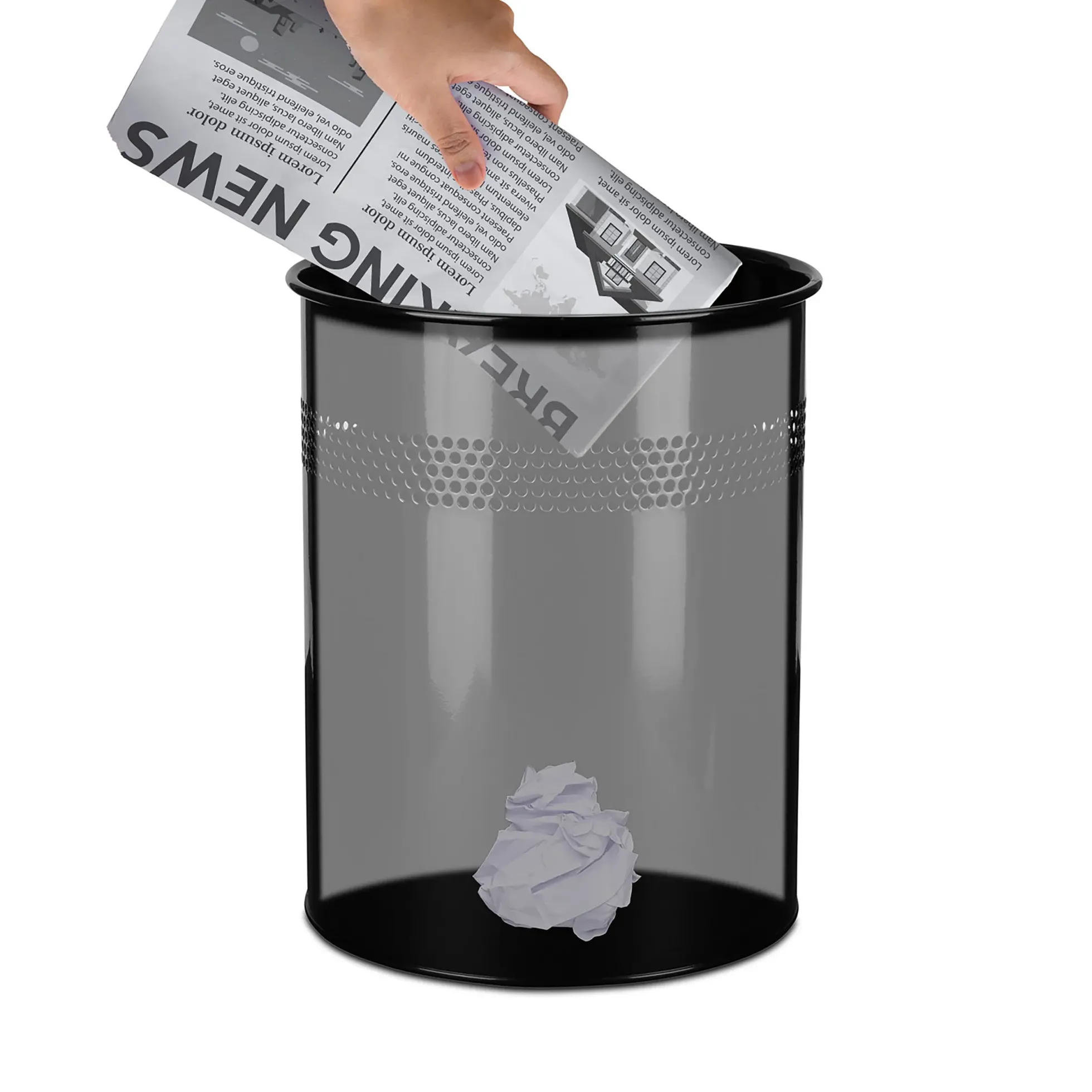 CLEAN III | 15L - Mülleimer Schwarz