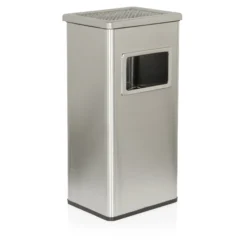 CLEAN I | 16L - Standaschenbecher Silber