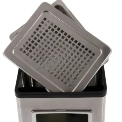 CLEAN I | 16L - Standaschenbecher Silber