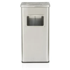 CLEAN I | 16L - Standaschenbecher Silber