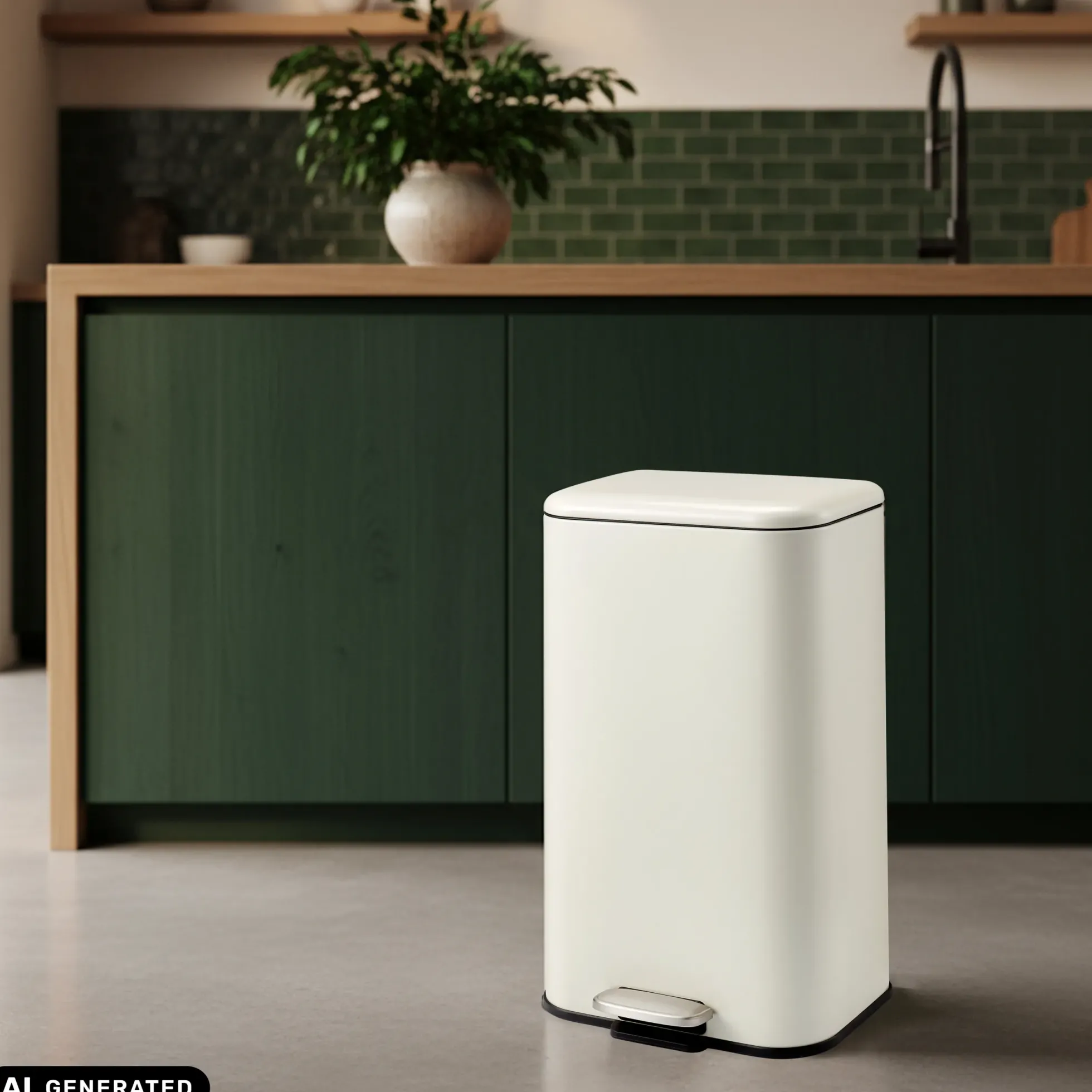 Clean 1 | 30L - Mülleimer Beige