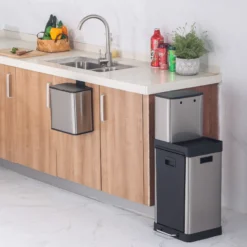 CLEAN 3 | 32L - Mülleimer Silber
