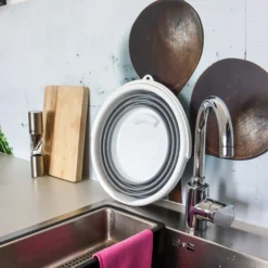 CLEAN SILR | 10L - Faltbehälter Grau/Weiß