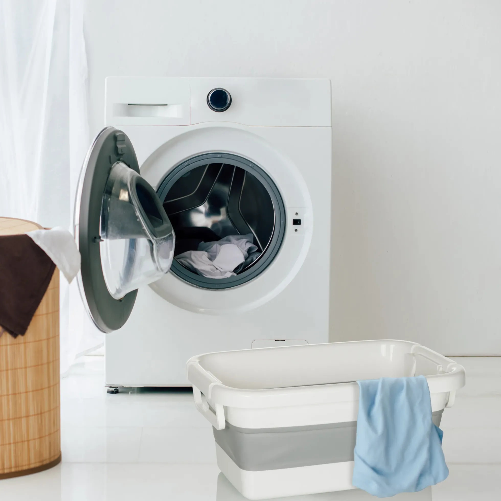 CLEAN SILW - Faltbehälter Grau/Weiß