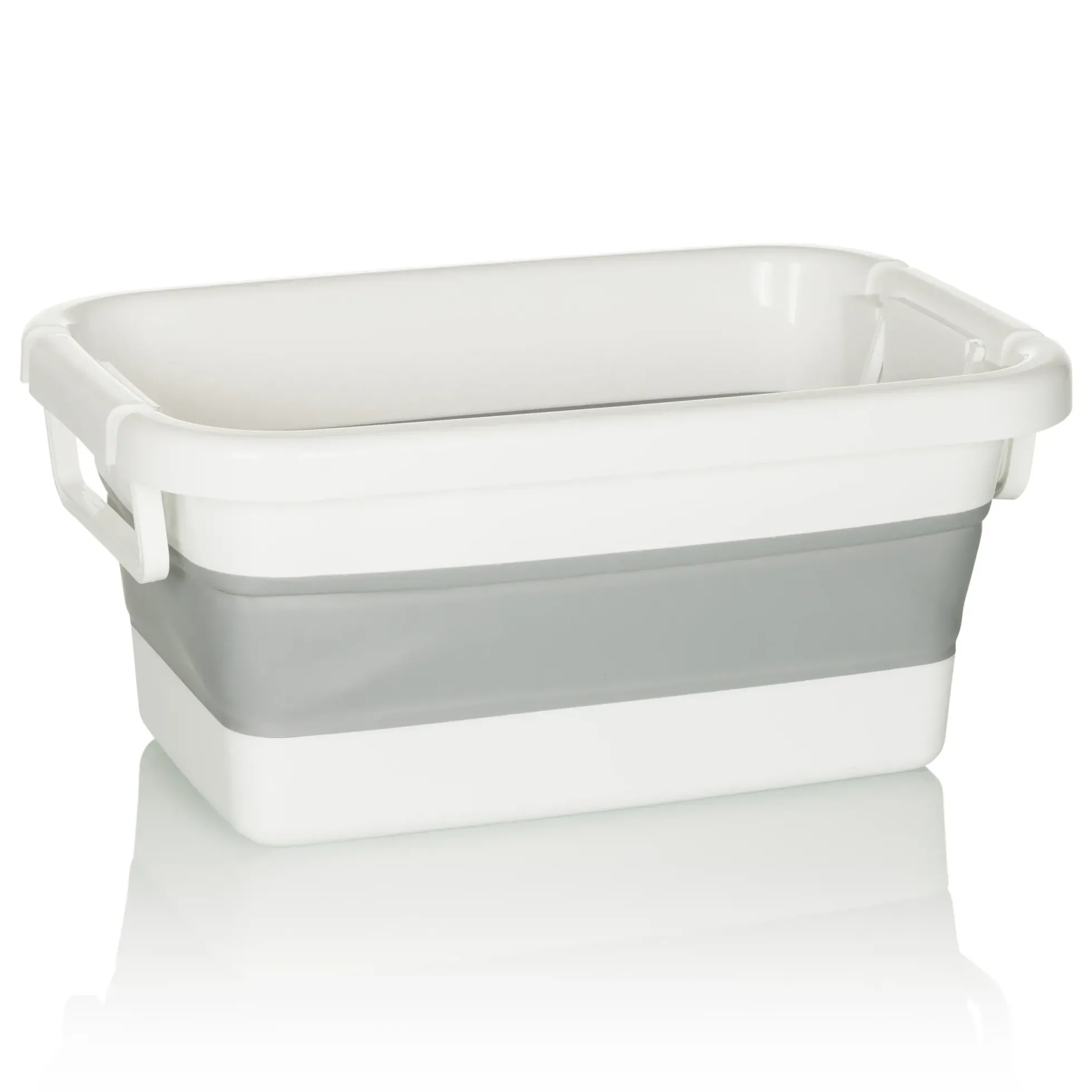 CLEAN SILW - Faltbehälter Grau/Weiß
