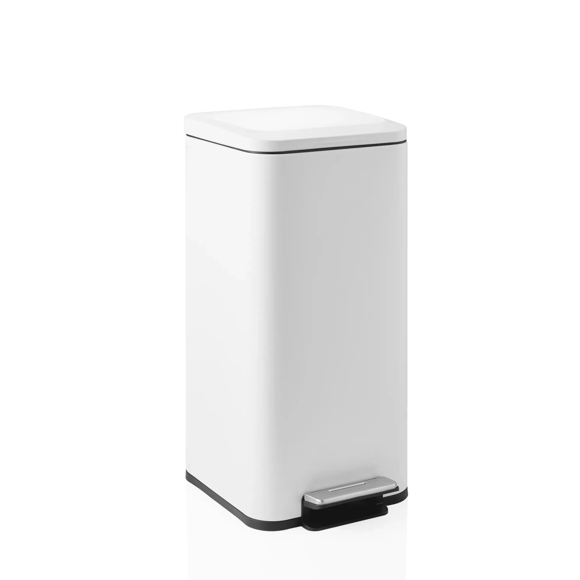 Clean Square | 30L - Mülleimer Weiß