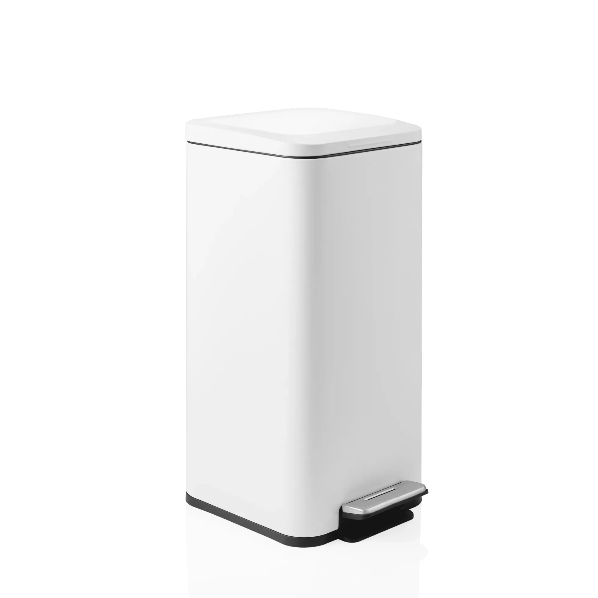Clean Square | 30L - Mülleimer Weiß