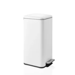 Clean Square | 30L - Mülleimer Weiß