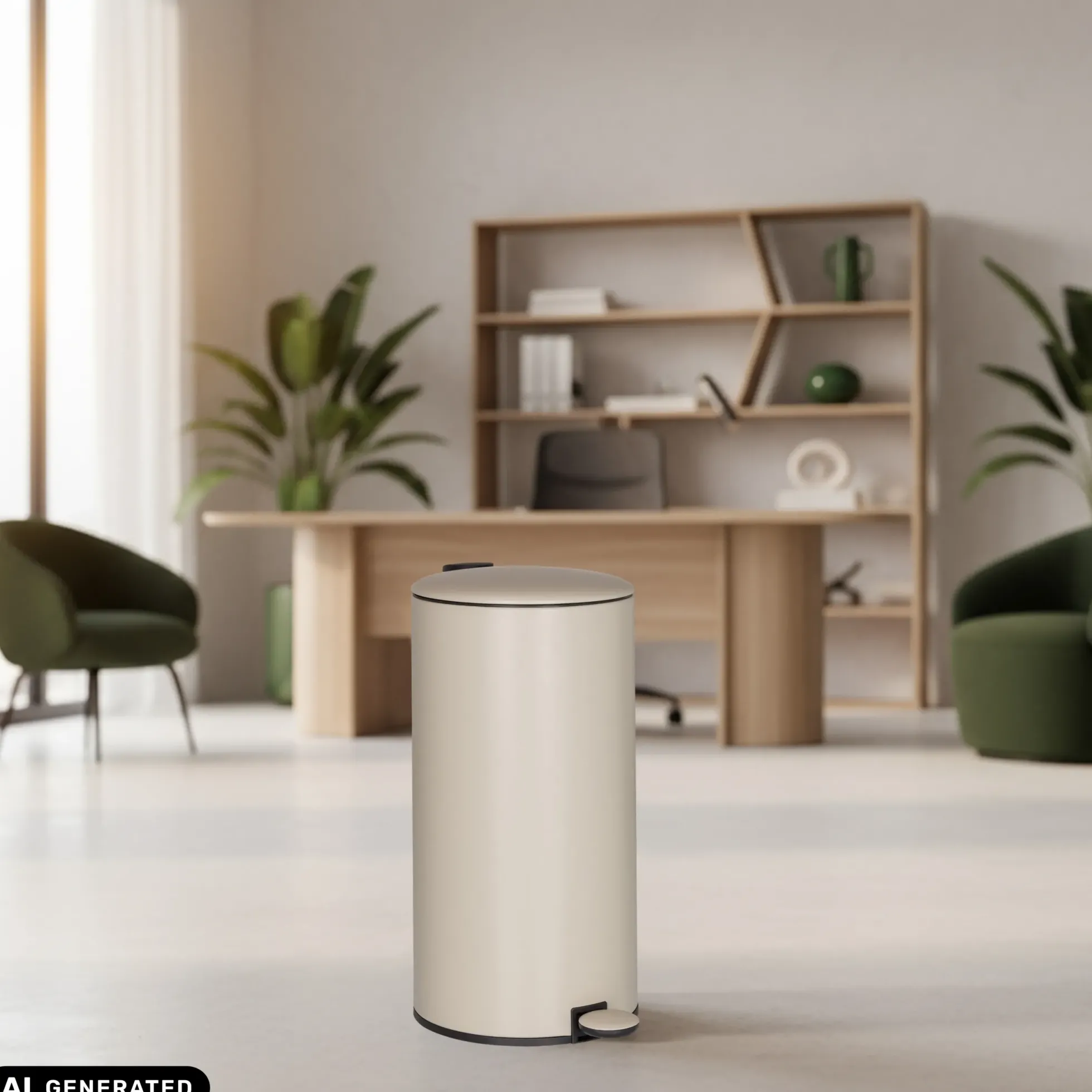 CLEAN STEP 2 | 30L - Mülleimer Beige