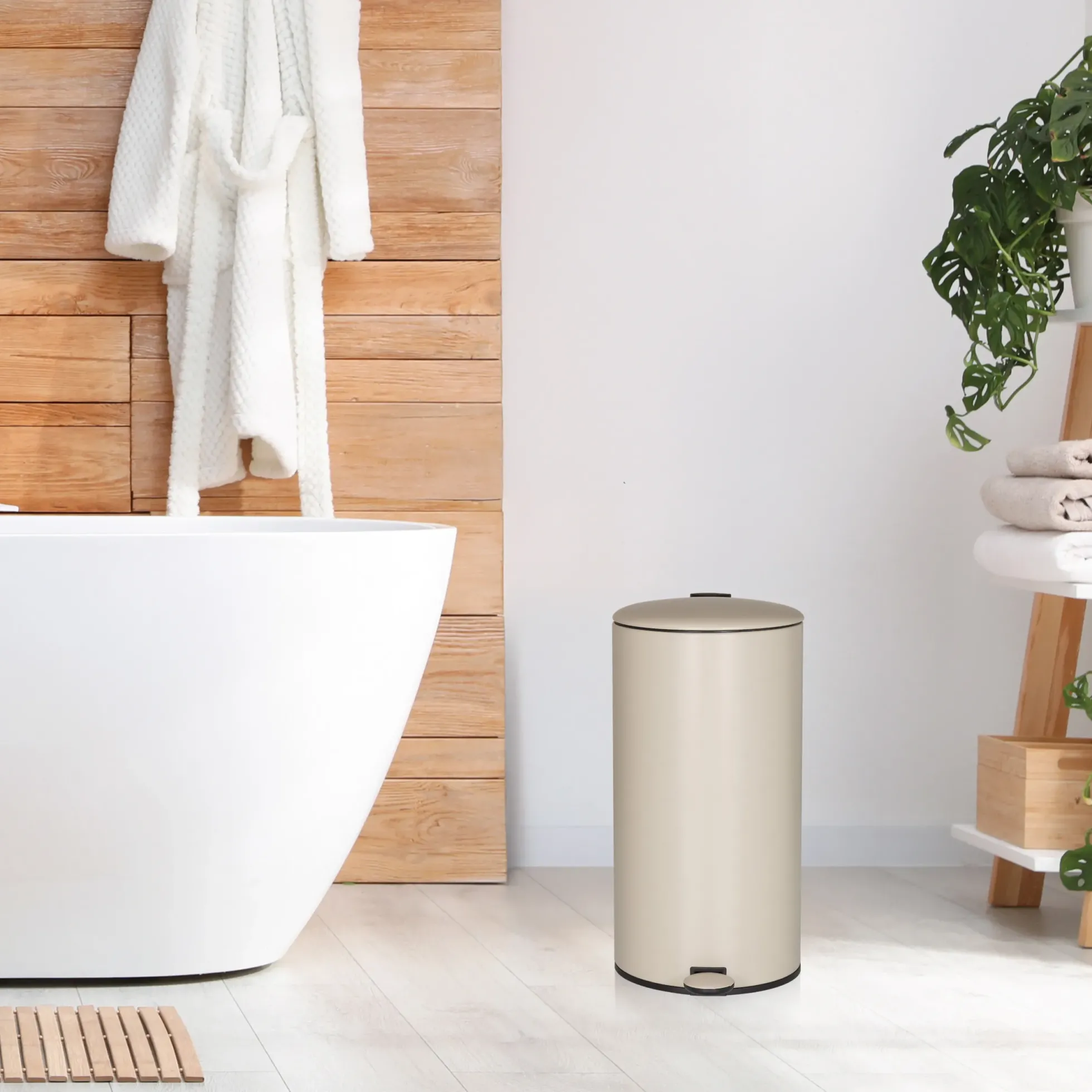 CLEAN STEP 2 | 30L - Mülleimer Beige