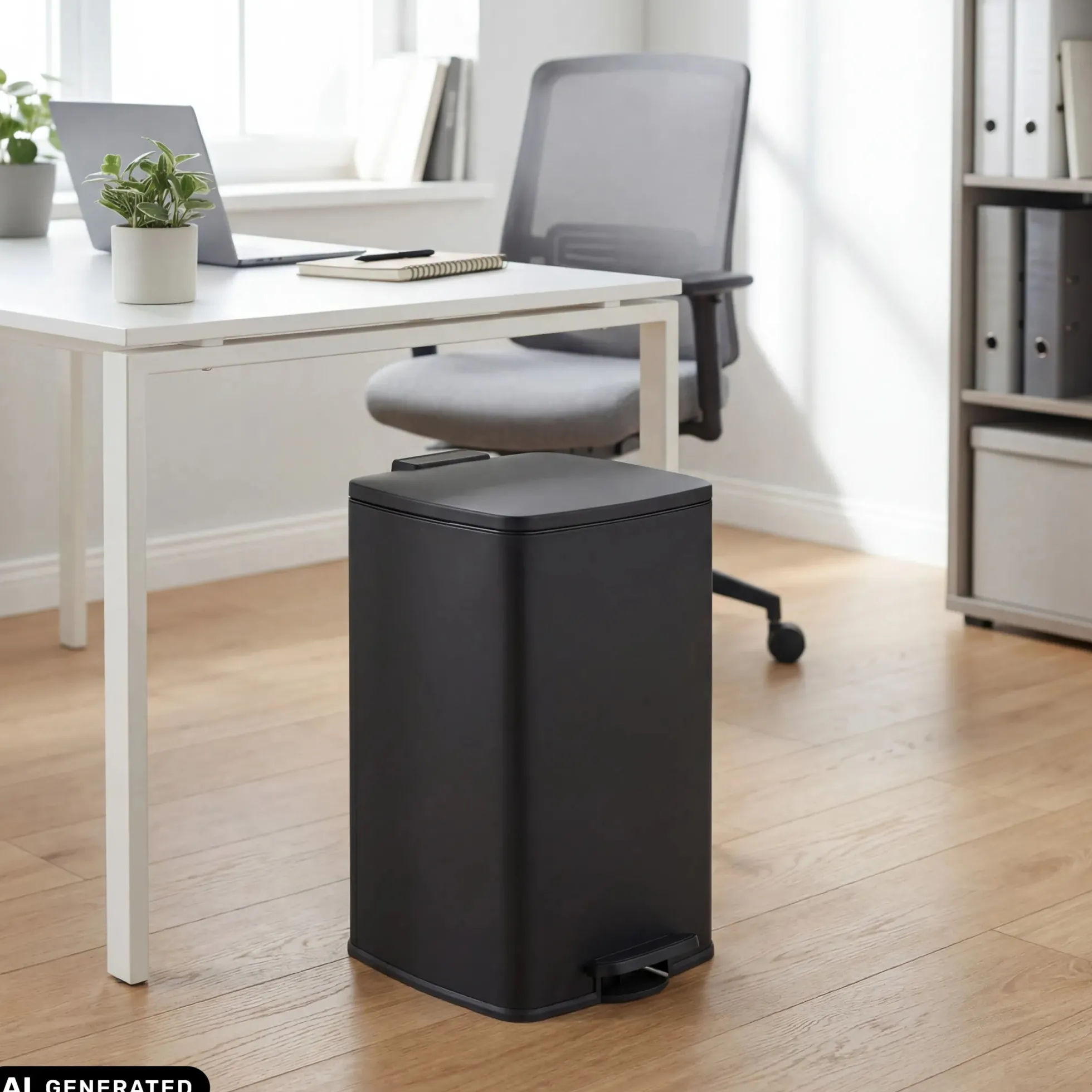 Clean Step 3 | 50L - Mülleimer Schwarz