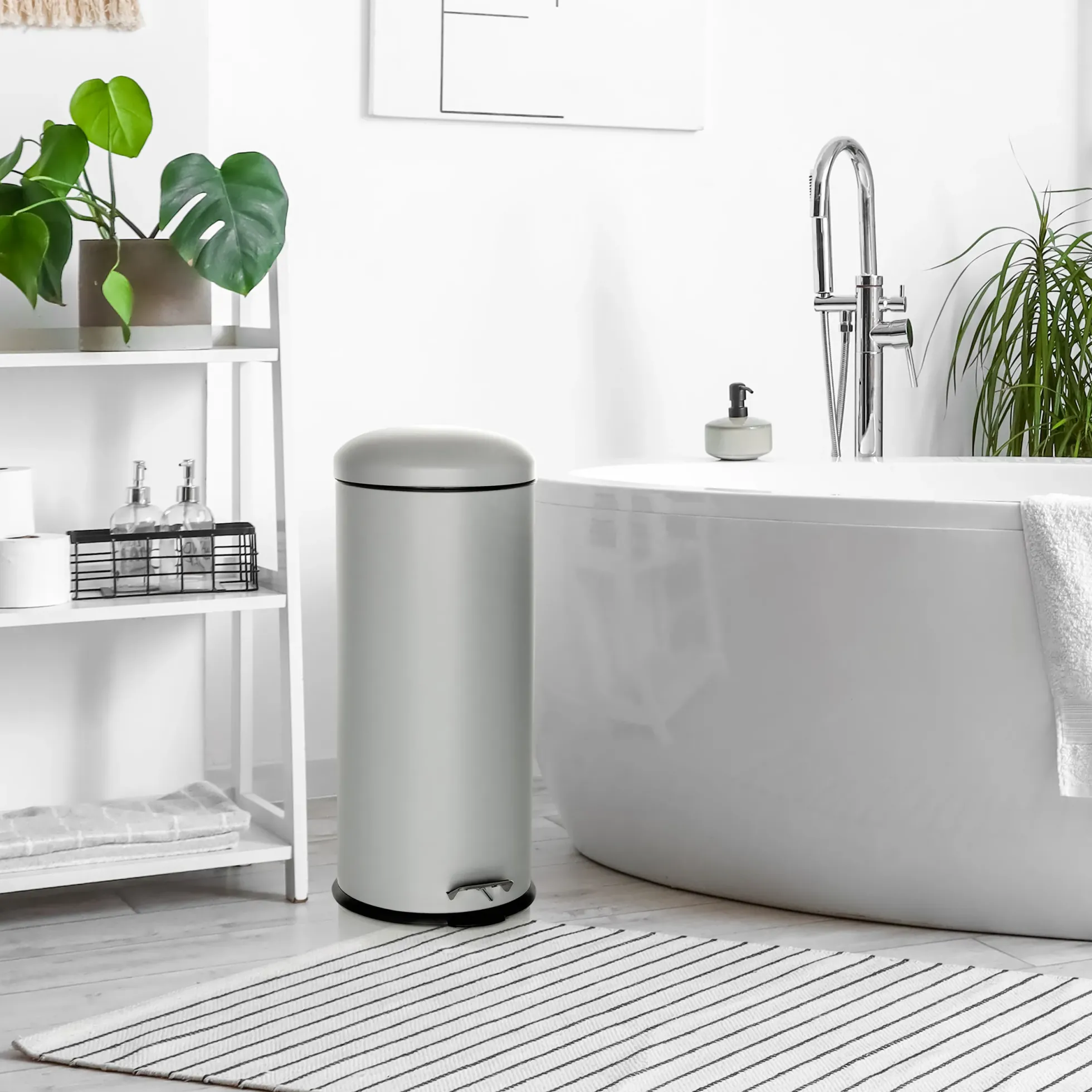 CLEAN VIII | 30L - Mülleimer Grau