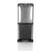 CLEAN VII | 2 x 8L | 1 x 16L - Mülleimer Silber
