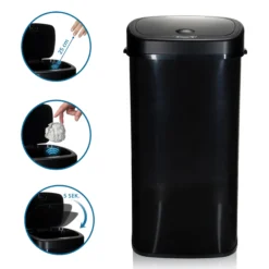 CLEAN VI | 68L - Sensor-Mülleimer Schwarz