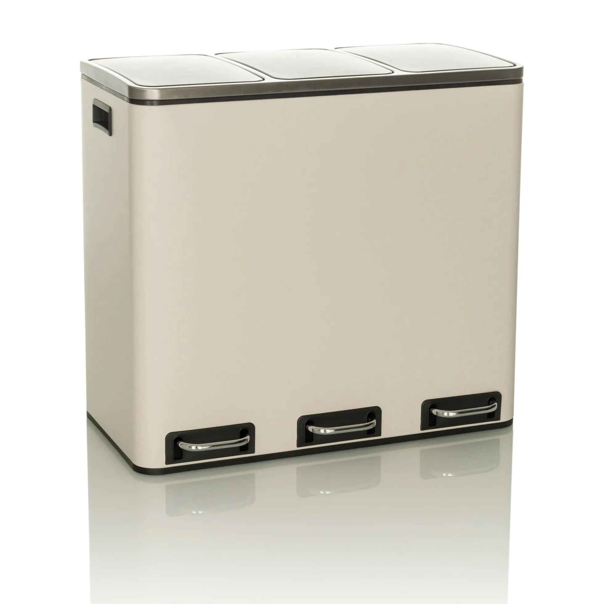 Clean 9 | 3 x 18L - Mülleimer Beige