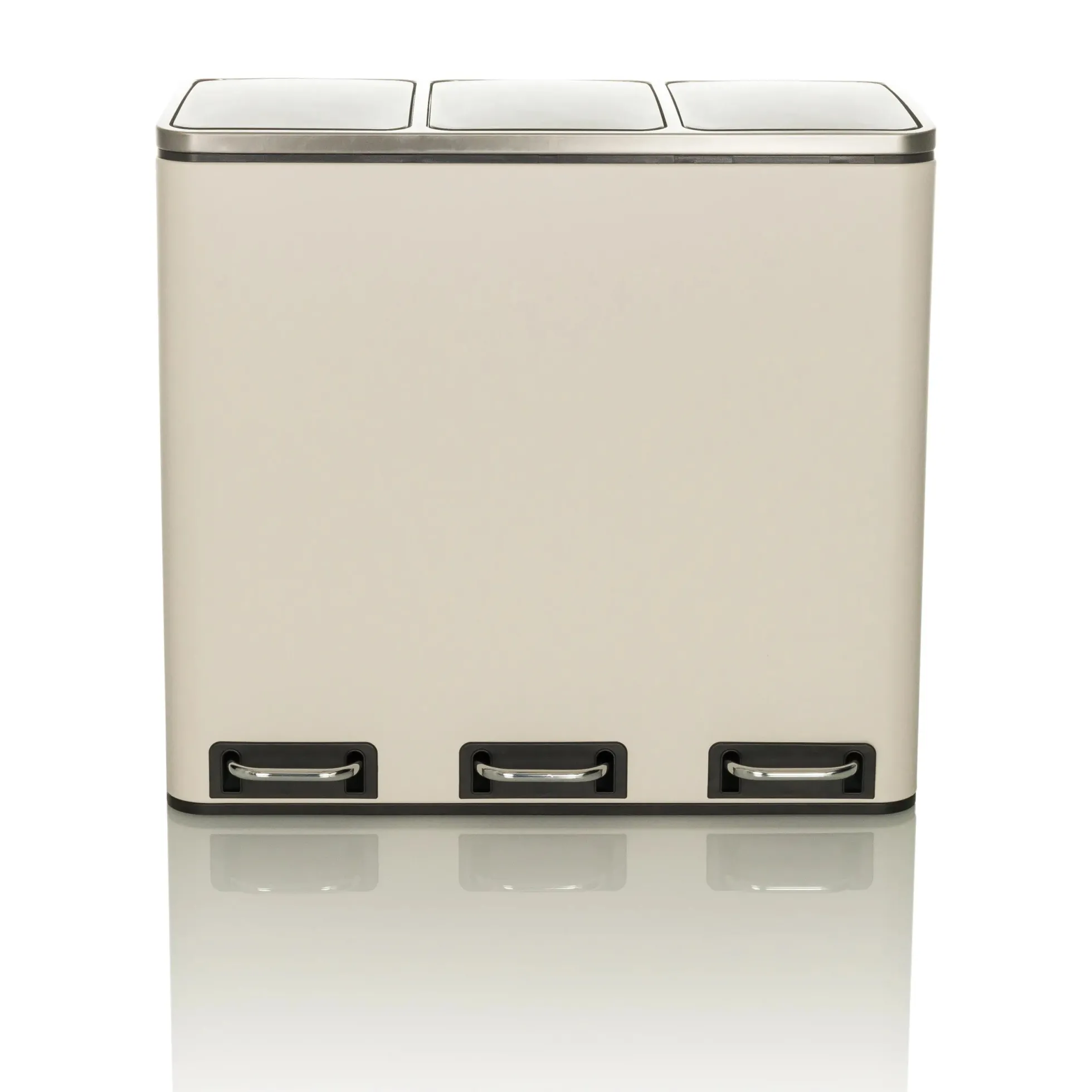 Clean 9 | 3 x 18L - Mülleimer Beige